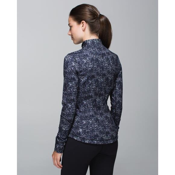 Lululemon Athletica Forme Zip Up Mock Neck Activewear Jacket Black 6 - Picture 2 of 9